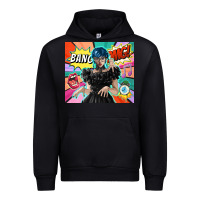 Black pop art gothic girl Urban Hoodie - TumblerDesignByShophia