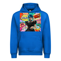 Cobalt pop art gothic girl Urban Hoodie - TumblerDesignByShophia
