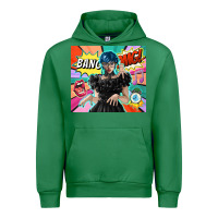 Emerald pop art gothic girl Urban Hoodie - TumblerDesignByShophia