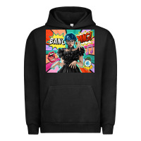 Pigment Black pop art gothic girl Urban Hoodie - TumblerDesignByShophia