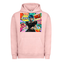 Pigment Salmon pop art gothic girl Urban Hoodie - TumblerDesignByShophia