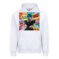 White pop art gothic girl Urban Hoodie - TumblerDesignByShophia