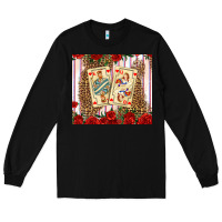 Black valentines day playing cards Long Sleeve Tee - AdoDesignShop