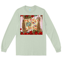 Matcha valentines day playing cards Long Sleeve Tee - AdoDesignShop