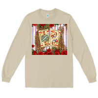 Mushroom valentines day playing cards Long Sleeve Tee - AdoDesignShop