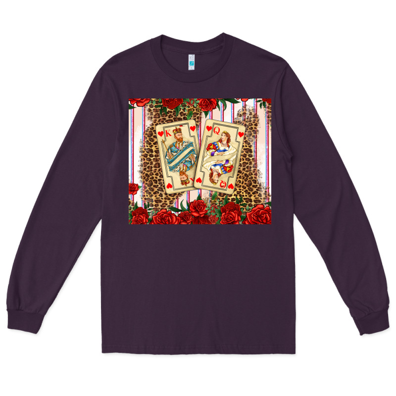 Valentines Day Playing Cards Long Sleeve Tee by AdoDesignShop | Teevron