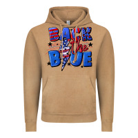 Vintage Camel Back the blue with lightning bolt 4th of july Vintage Hoodie - CowGirlArtShop