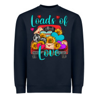 Navy loads of love with truck Heavyweight Sweatshirt - HRA Design Shop