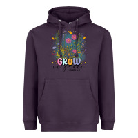 Plum grow in grace Heavyweight Hoodie - MaliasSmallBusiness