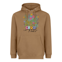 Toasted Coconut grow in grace Heavyweight Hoodie - MaliasSmallBusiness
