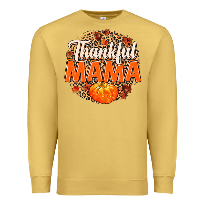 Thankful Mama Premium Sweatshirt by MaliasSmallBusiness | Teevron