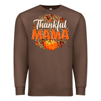 Chestnut Thankful Mama Premium Sweatshirt - MaliasSmallBusiness