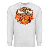 Oatmeal Heather Thankful Mama Premium Sweatshirt - MaliasSmallBusiness