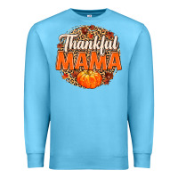 Ocean Blue Thankful Mama Premium Sweatshirt - MaliasSmallBusiness