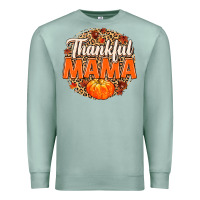 Seafoam Thankful Mama Premium Sweatshirt - MaliasSmallBusiness