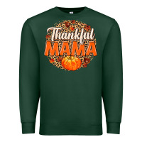 Sports Green Thankful Mama Premium Sweatshirt - MaliasSmallBusiness