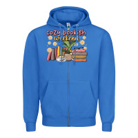 True Royal cozy bookish weekend Zipper Hoodie - MaliasSmallBusiness