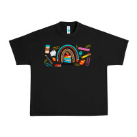 Black teacher life rainbow frosted Urban Heavy Tee - JahusDesignShop