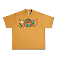 Peanut Butter teacher life rainbow frosted Urban Heavy Tee - JahusDesignShop