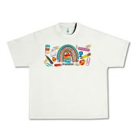 Pistachio teacher life rainbow frosted Urban Heavy Tee - JahusDesignShop