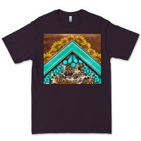 Plum western  sunflower turquise gemstone  tumbler Premium Tee - BarkalooDesign