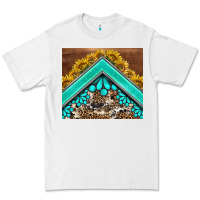 White western  sunflower turquise gemstone  tumbler Premium Tee - BarkalooDesign