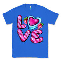 True Royal love with strawberry candy Classic Tee - AdoDesignShop