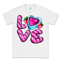 White love with strawberry candy Classic Tee - AdoDesignShop