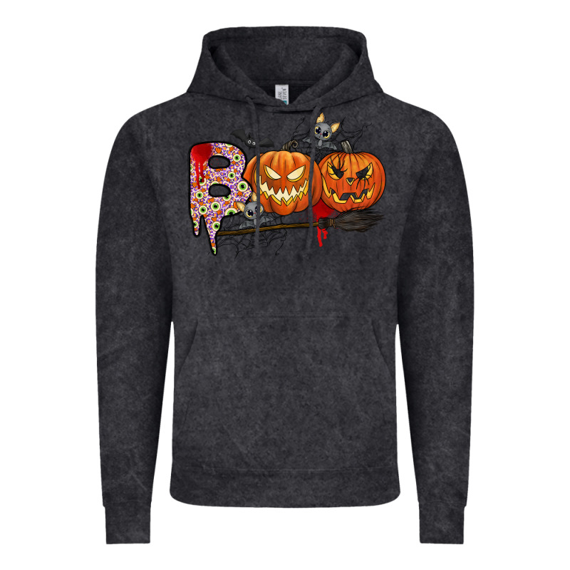 Boo Vintage Hoodie by CowhideDigitalArt | Teevron