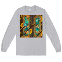 Moon Dust aztec and sunflowers Long Sleeve Tee - BundleAndBundleShop