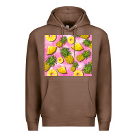 Chestnut pink pineapple Premium Hoodie - BarkalooDesign