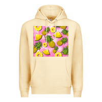 Pina Colada pink pineapple Premium Hoodie - BarkalooDesign