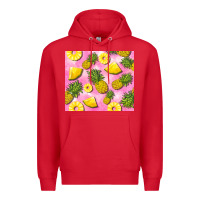 Red pink pineapple Premium Hoodie - BarkalooDesign