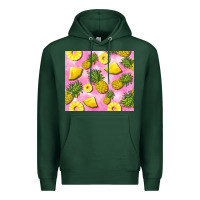 Sports Green pink pineapple Premium Hoodie - BarkalooDesign