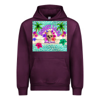 Mauve Wine nobody likes shady beach Urban Hoodie - TumblerDesignByShophia