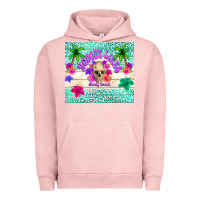 Pigment Salmon nobody likes shady beach Urban Hoodie - TumblerDesignByShophia