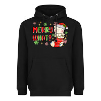 Black merry what christmas cat Heavyweight Hoodie - MaliasSmallBusiness