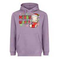 Lavender merry what christmas cat Heavyweight Hoodie - MaliasSmallBusiness