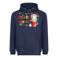 Navy merry what christmas cat Heavyweight Hoodie - MaliasSmallBusiness