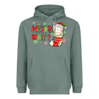 Sage merry what christmas cat Heavyweight Hoodie - MaliasSmallBusiness