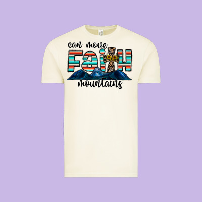 Can Move Faith Mountains Vintage Tee Designed By Cowhidedigitalart