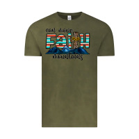 Vintage Olive can move faith mountains Vintage Tee - CowhideDigitalArt