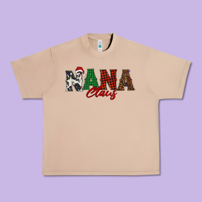 Nana Claus Urban Heavy Tee Designed By Barkaloodesign
