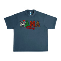 Midnight Navy nana claus Urban Heavy Tee - BarkalooDesign