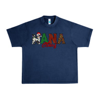 Navy nana claus Urban Heavy Tee - BarkalooDesign