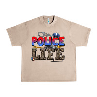 French Oak police life Urban Heavy Tee - AdoDesignShop
