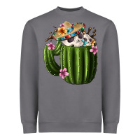 Storm day of the dead mexican cactus Heavyweight Sweatshirt - FaDigitalArtStudio