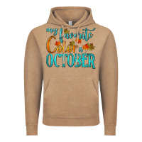 Vintage Coffee my favorite color is october Vintage Hoodie - HRA Design Shop