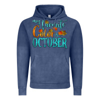 Vintage Denim my favorite color is october Vintage Hoodie - HRA Design Shop
