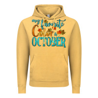 Vintage Mustard my favorite color is october Vintage Hoodie - HRA Design Shop